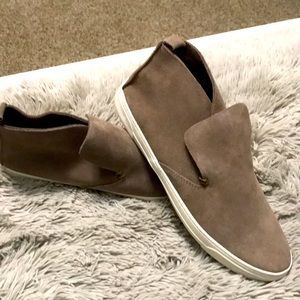 Women’s slip on booties. Worn only once!